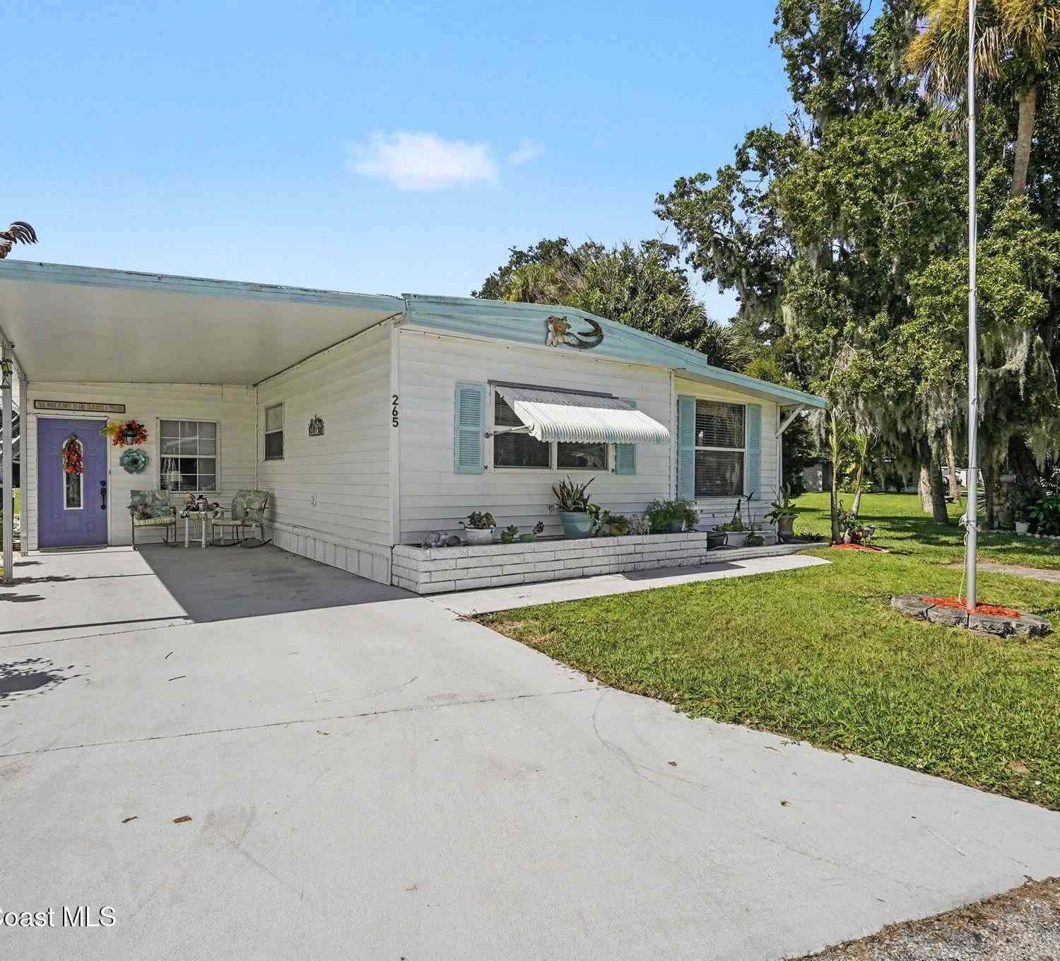 Mobile Home For Sale - 265 Holiday Park Boulevard<br/> Brevard County, Palm Bay, FL 32907