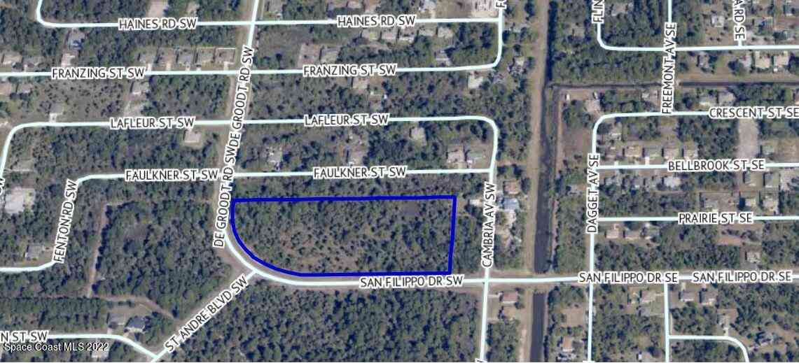 Vacant Land For Sale - 0000 San Filippo & Degroodt<br/> Palm Bay, FL 32908