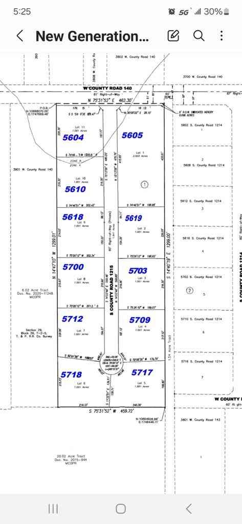 Vacant Land For Sale - LOT 003 S County Rd 1215<br/> Midland County, Midland, TX 79706