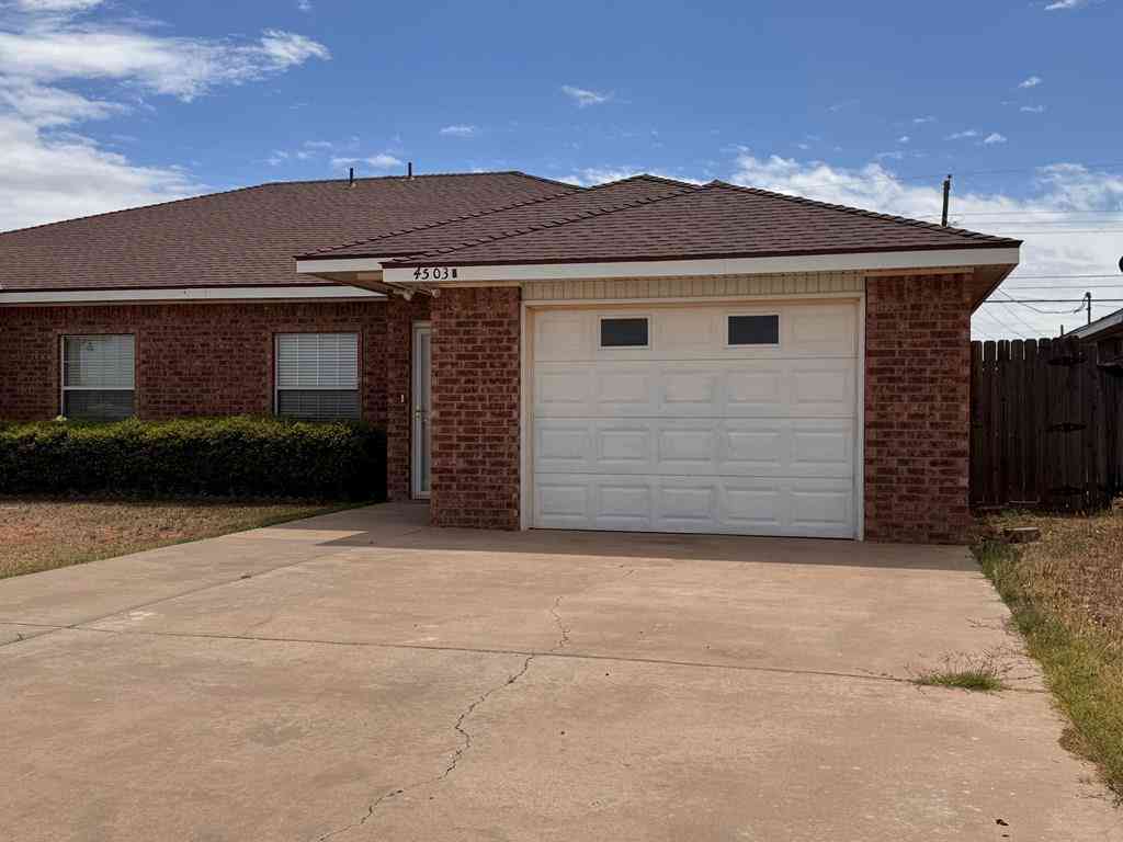 Multifamily For Rent - 4503 Crockett Ave #B<br/> Midland, TX 79703