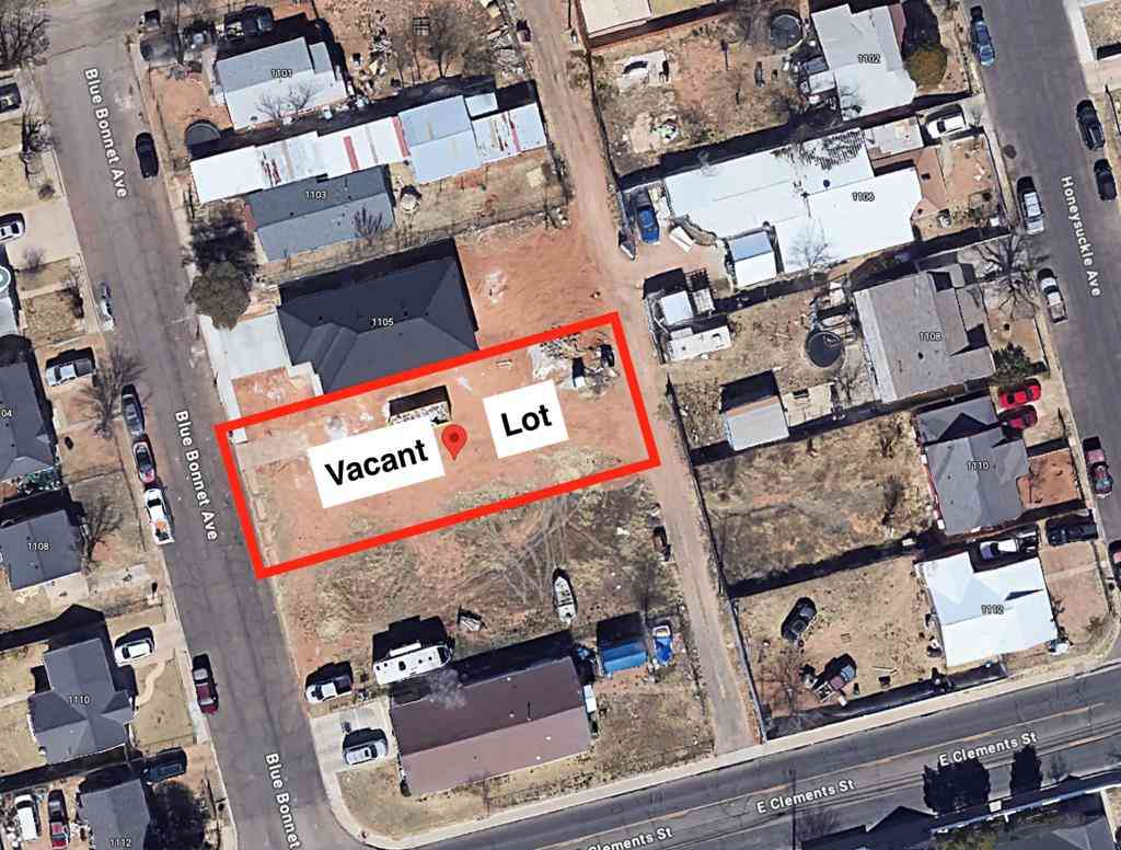 Vacant Land For Sale - 1107 Bluebonnet Ave<br/> Odessa, TX 79761