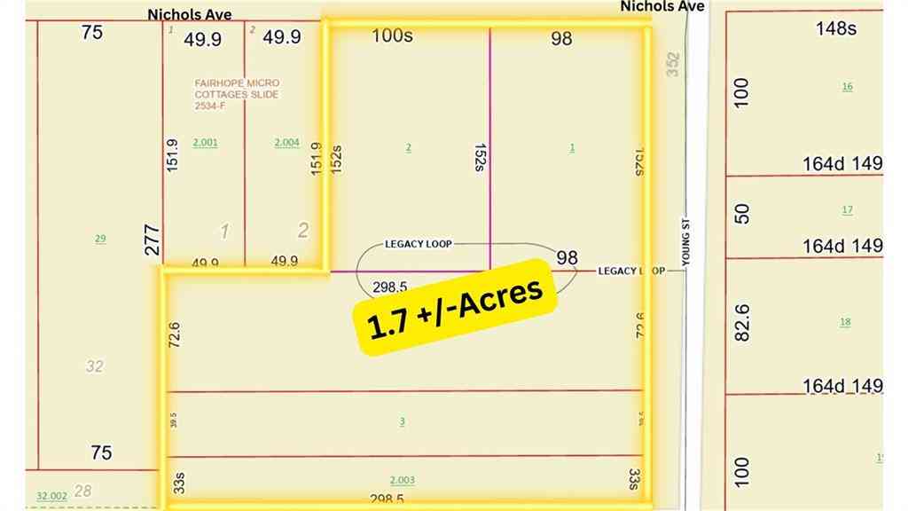 Vacant Land For Sale - 616 Nichols Avenue<br/> Fairhope, AL 36532