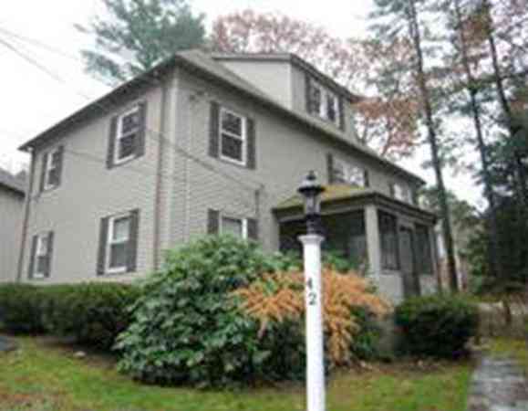 Apartment For Rent - 42 Mount Vernon Ave #2<br/> Needham, MA 02492