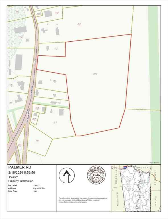 Vacant Land For Sale - Palmer Rd<br/> Monson, MA 01057
