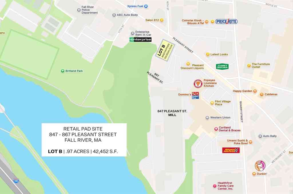 Vacant Land For Sale - 847 Pleasant<br/> Fall River, MA 02723