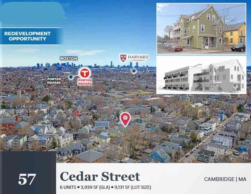 Homes For Rent - 57 Cedar St<br/> Cambridge, MA 02140