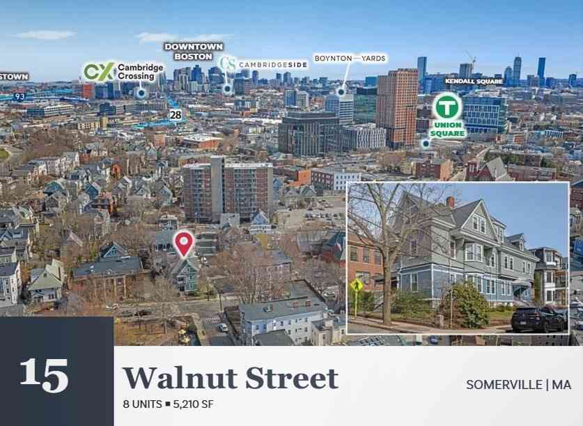 Homes For Rent - 15 Walnut St<br/> Somerville, MA 02143