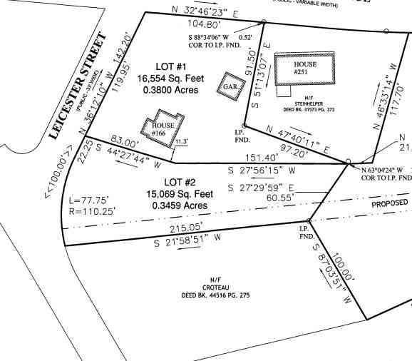 Vacant Land For Sale - LOT 2 Leicester St.<br/> Worcester County, Auburn, MA 01501