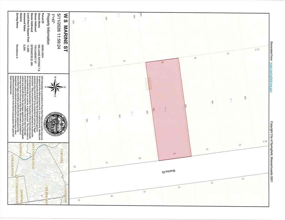 Vacant Land For Sale - Marine Street<br/> Springfield, MA 01101