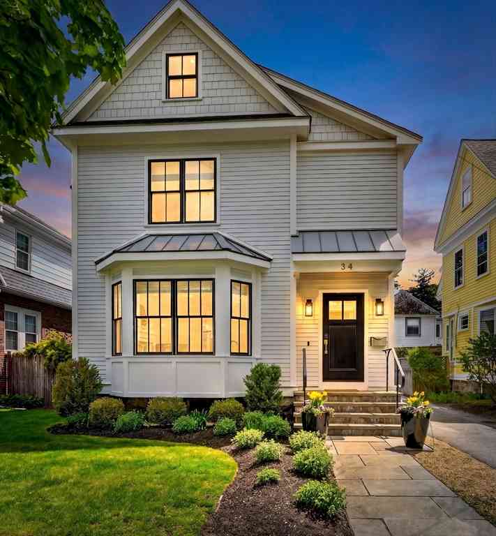 Homes For Sale - 34 Irving Street<br/> Middlesex County, Newton, MA 02459