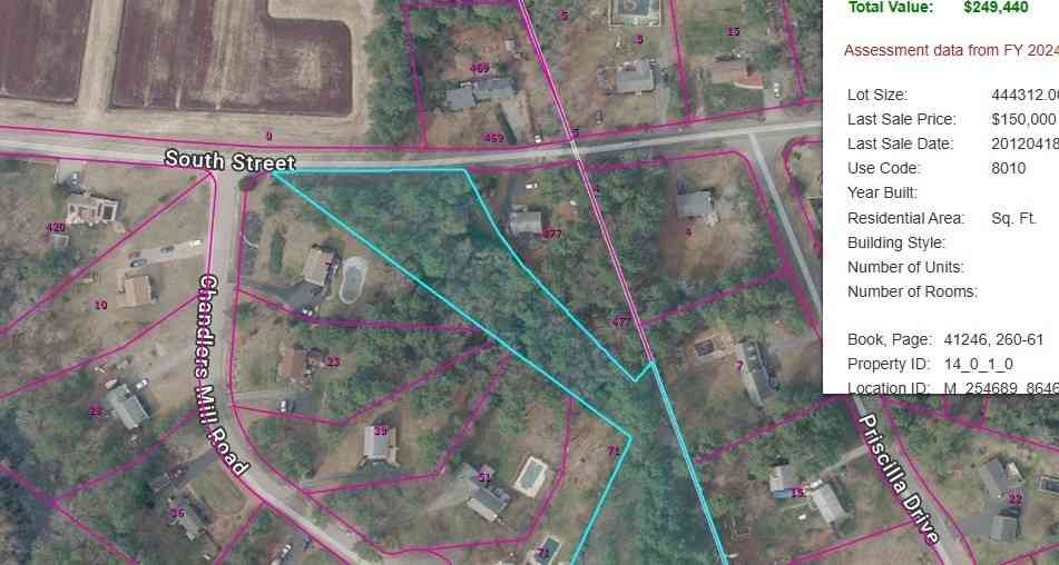 Vacant Land For Sale - 468 South St.<br/> Hanson, MA 02341