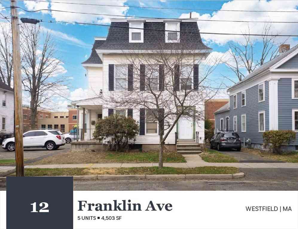 Homes For Rent - 12 Franklin Ave<br/> Westfield, MA 01085