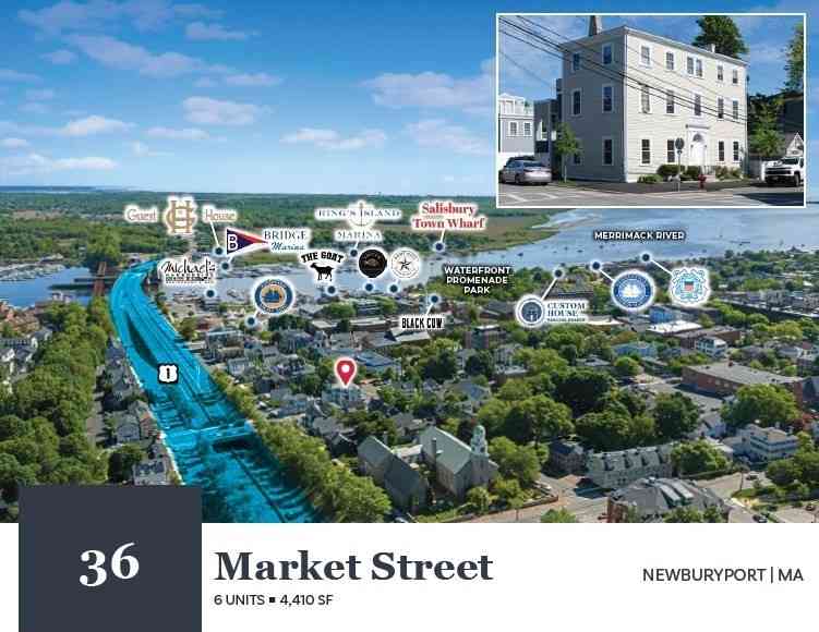 Homes For Rent - 36 Market St<br/> Newburyport, MA 01950