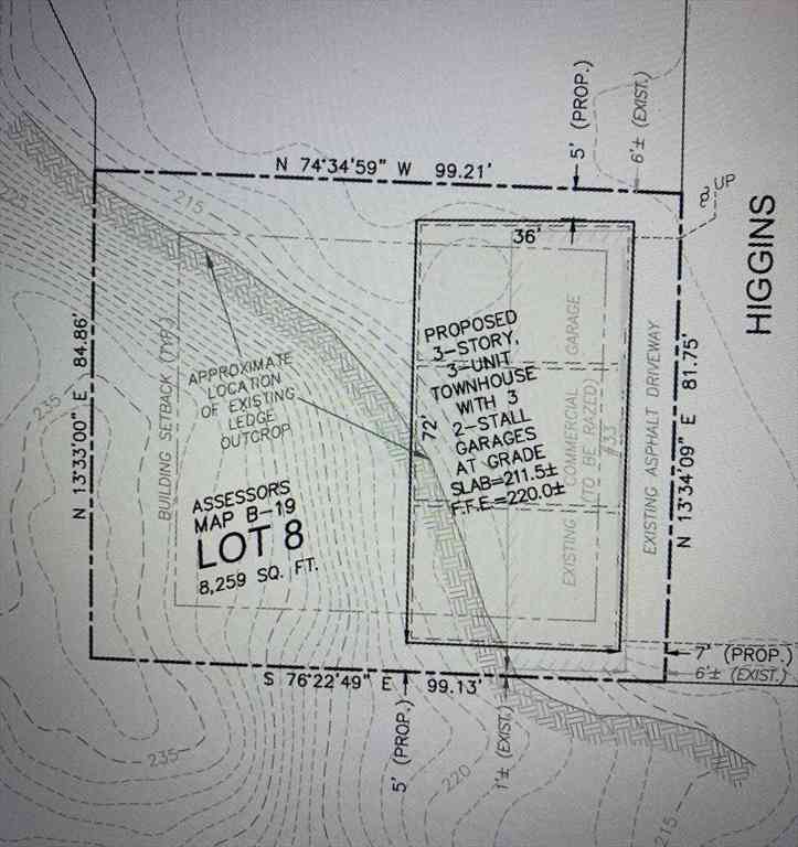 Vacant Land For Sale - 33 Higgins St<br/> Fall River, MA 02724