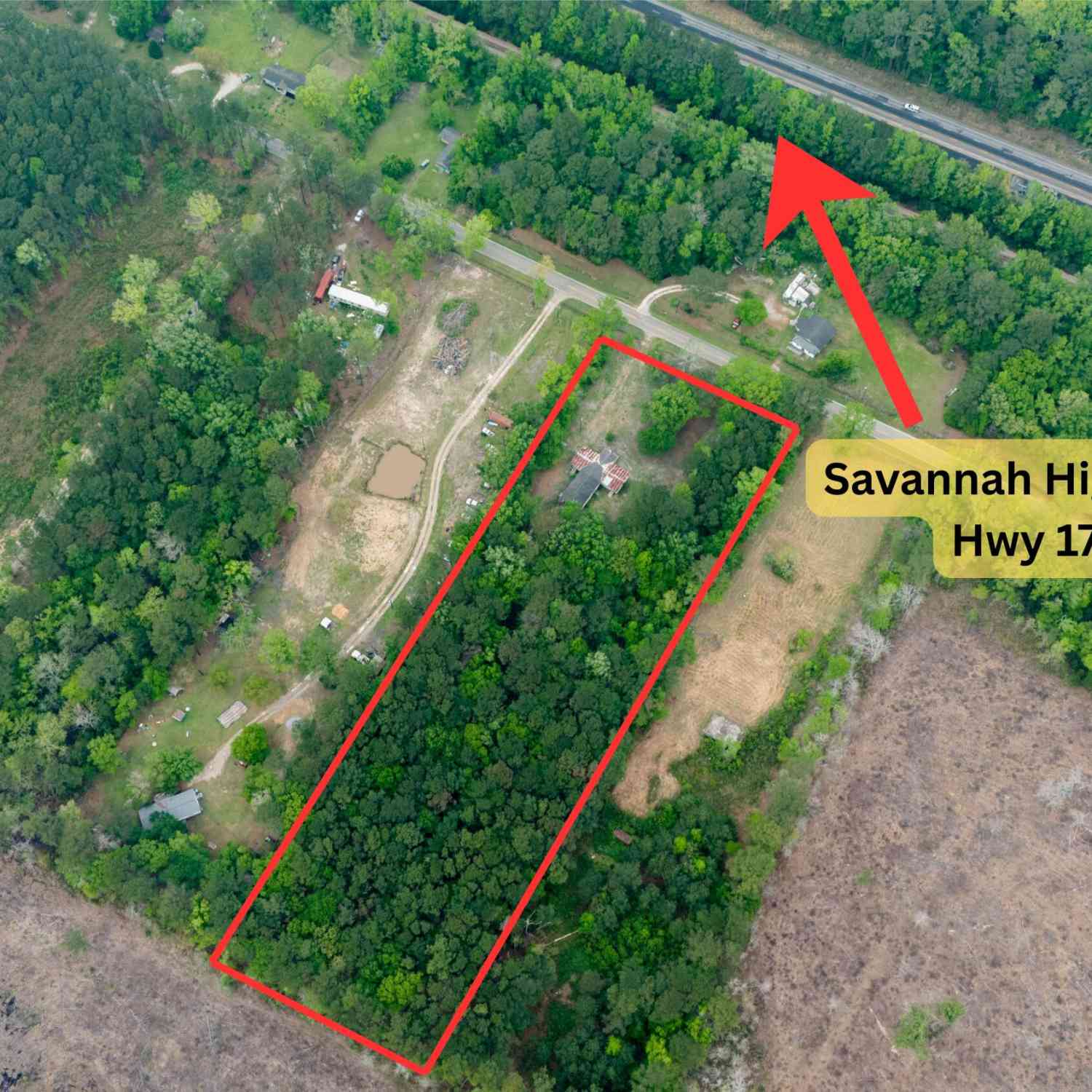 Vacant Land For Sale - 8197 Old Jacksonboro Road<br/> Adams Run, SC 29426
