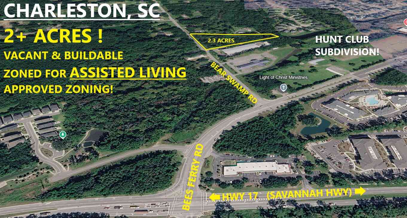 Vacant Land For Sale - 692 Bear Swamp Road<br/> Johns Island, SC 29455