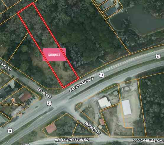 Vacant Land For Sale - 3820 Savannah Highway<br/> Johns Island, SC 29455