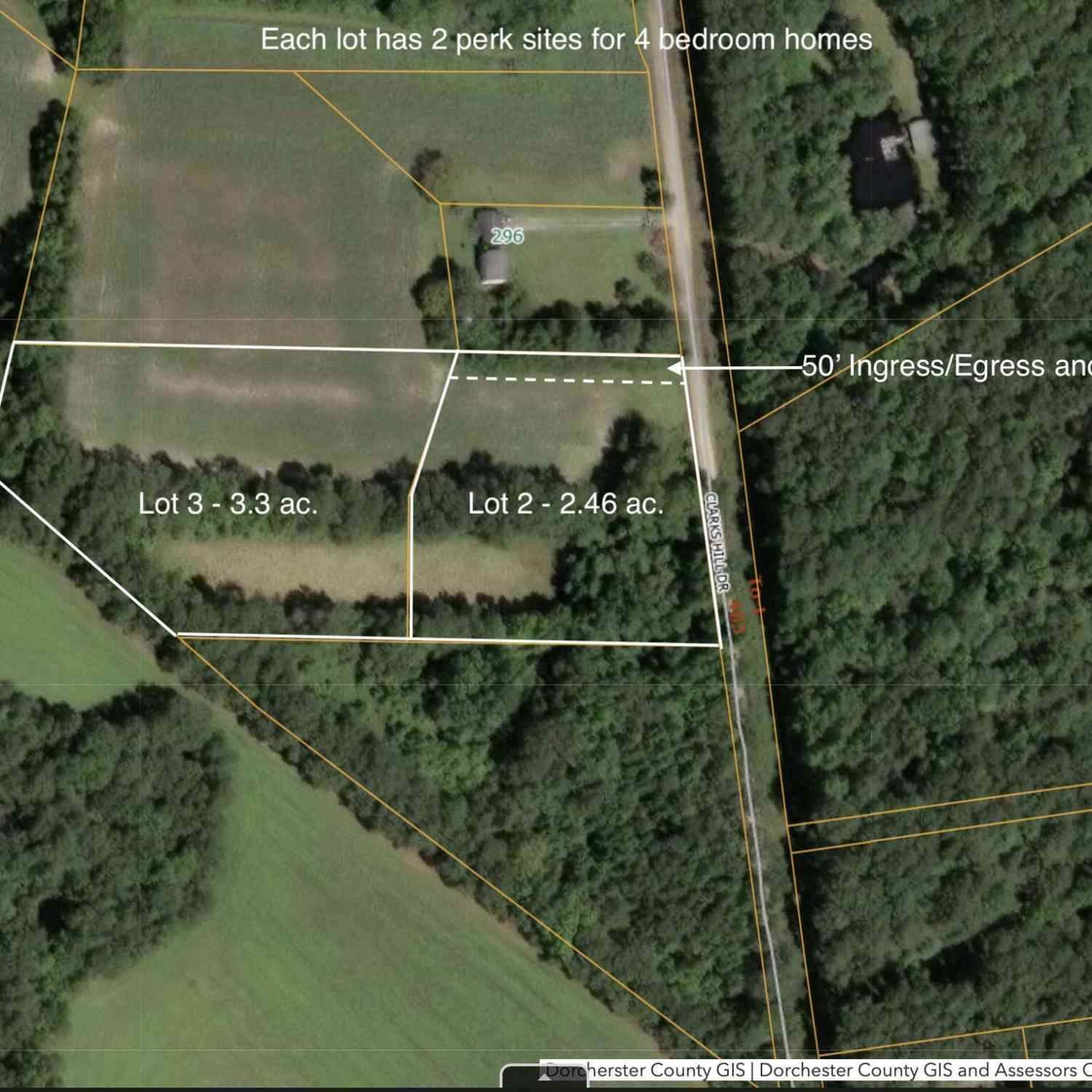 Vacant Land For Sale - Clarks Hill Drive #3<br/> Dorchester County, Saint George, SC 29477