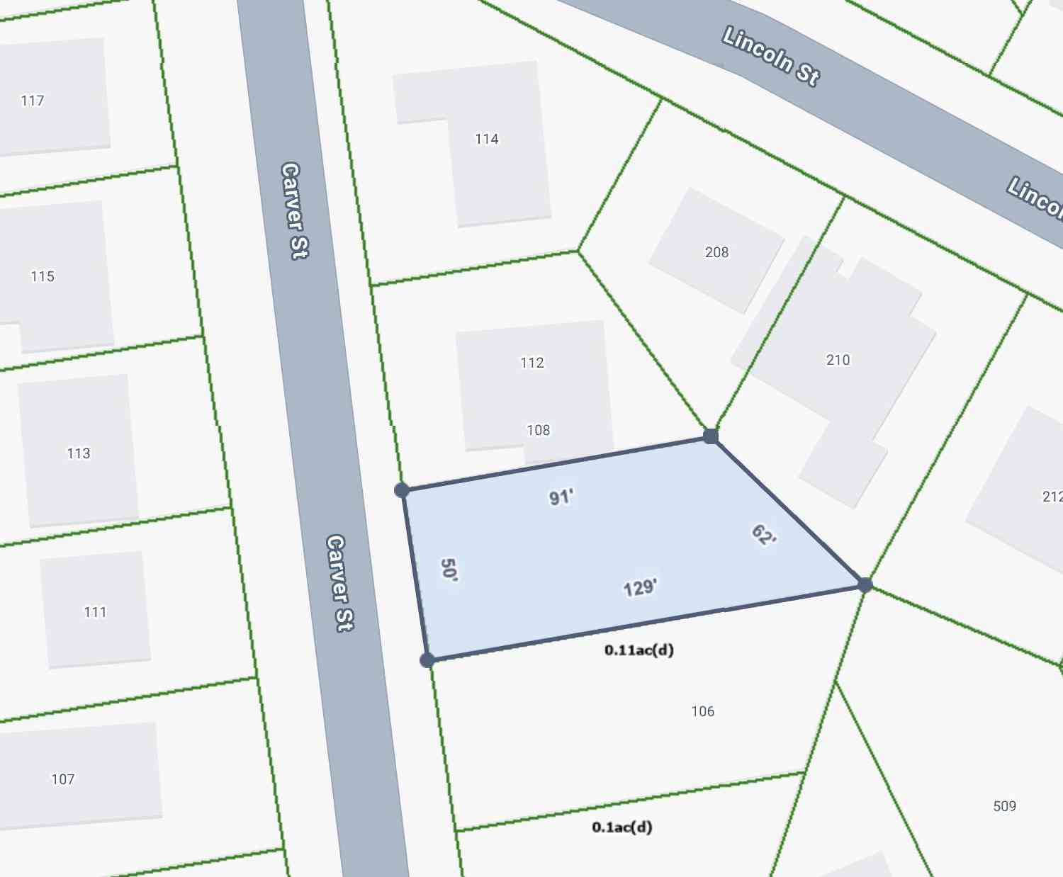 Vacant Land For Sale - 108 Carver Street<br/> Walterboro, SC 29488