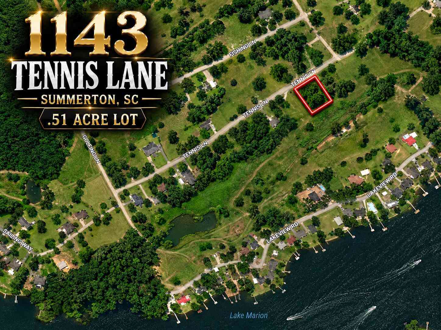 Vacant Land For Sale - 1143 Tennis Lane<br/> Summerton, SC 29148