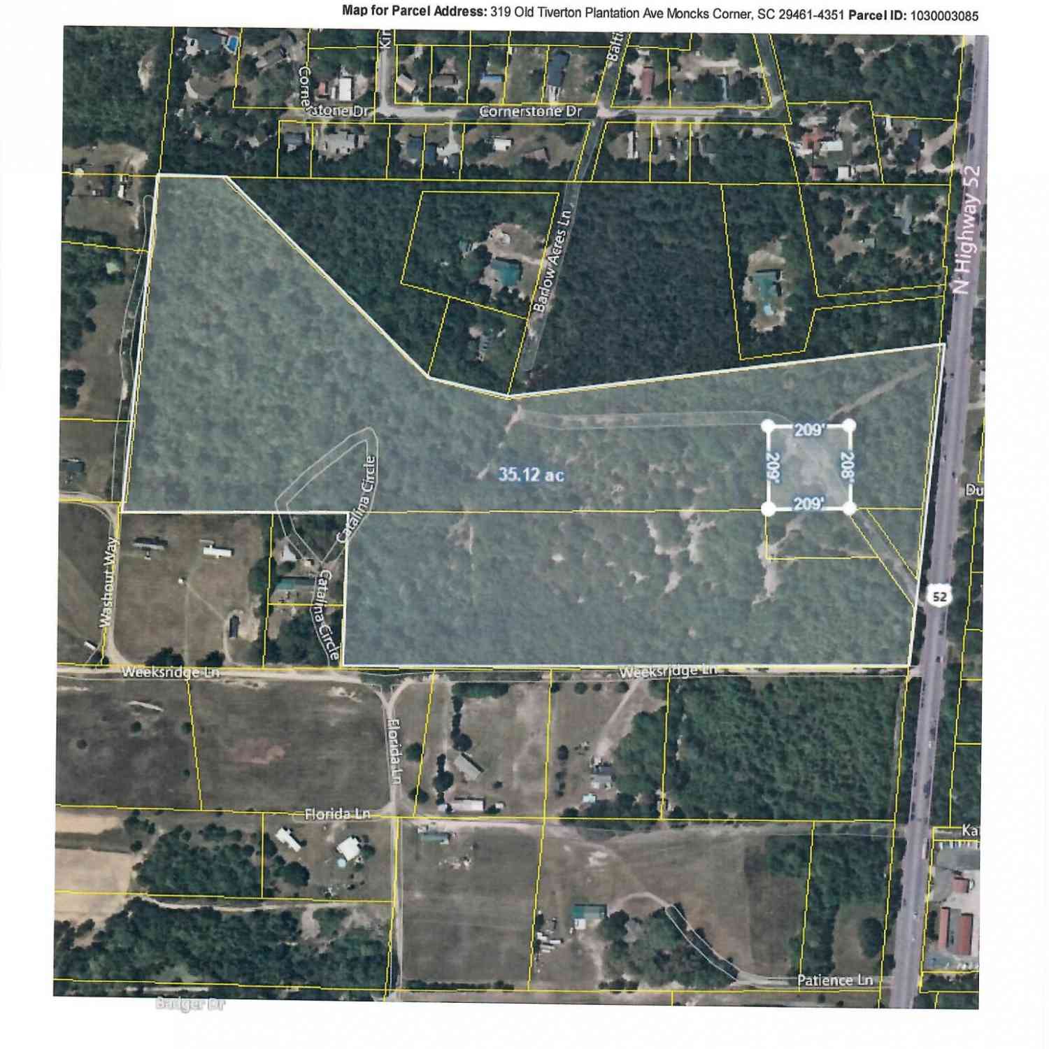 Vacant Land For Sale - 315 Old Tiverton Plantation Avenue<br/> Berkeley County, Moncks Corner, SC 29461