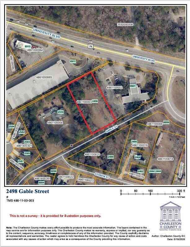 Vacant Land For Sale - 2498 Gable Street<br/> North Charleston, SC 29406