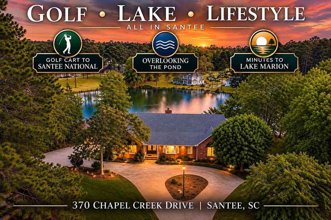 Homes For Sale - 370 Chapel Creek Drive<br/> Santee, SC 29142