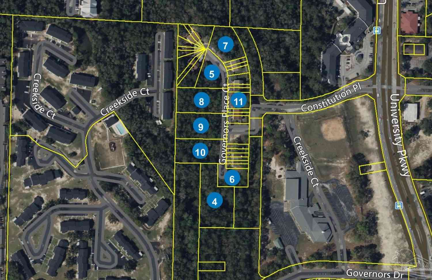 Vacant Land For Sale - 9000 Governors Pl Ct #LOTS 5 TO 11<br/> Pensacola, FL 32514