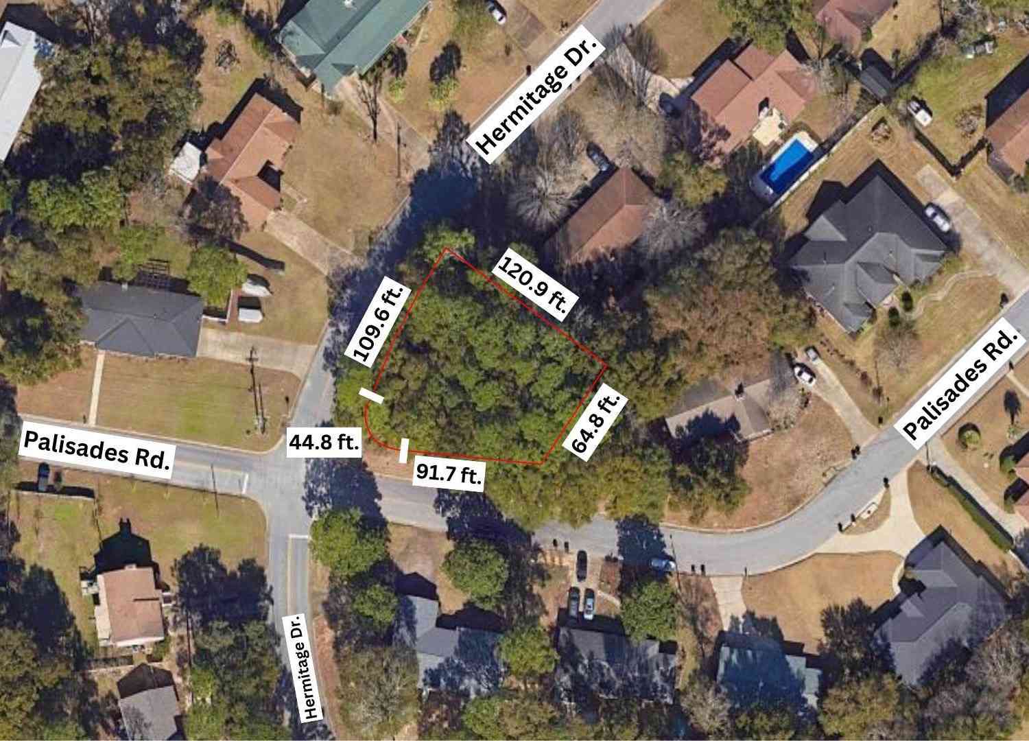 Vacant Land For Sale - 6000 Hermitage Dr<br/> Pensacola, FL 32504