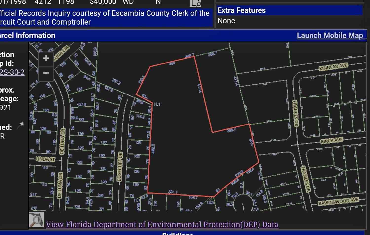 Vacant Land For Sale - Edgecliff Dr<br/> Pensacola, FL 32506