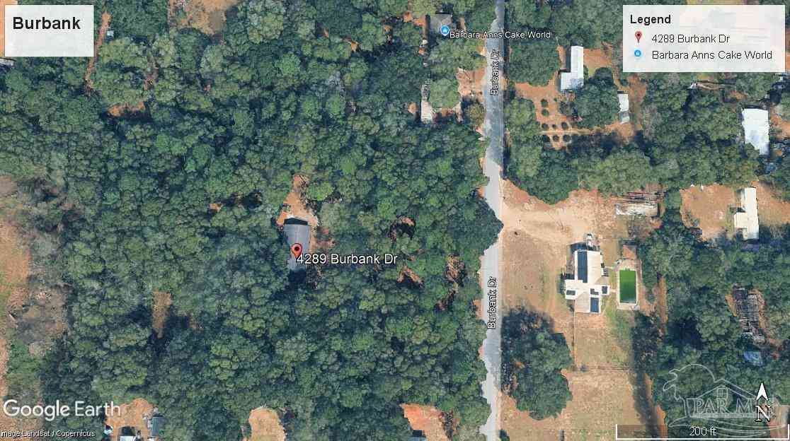 Vacant Land For Sale - 4289 Burbank Dr<br/> Milton, FL 32583