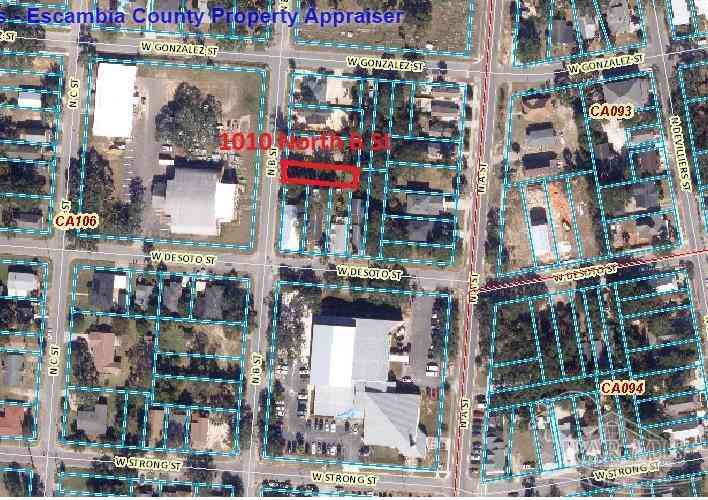 Vacant Land For Sale - 1010 N B St<br/> Escambia County, Pensacola, FL 32501