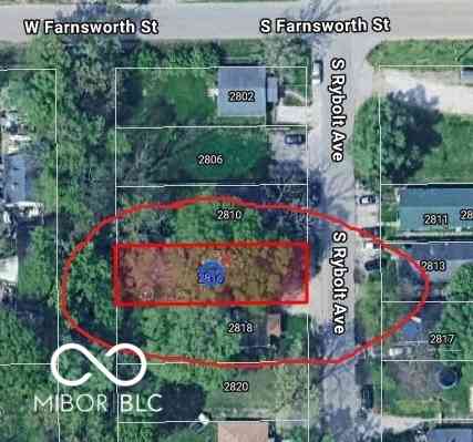 Vacant Land For Sale - 2814 S Rybolt Avenue<br/> Marion County, Indianapolis, IN 46241