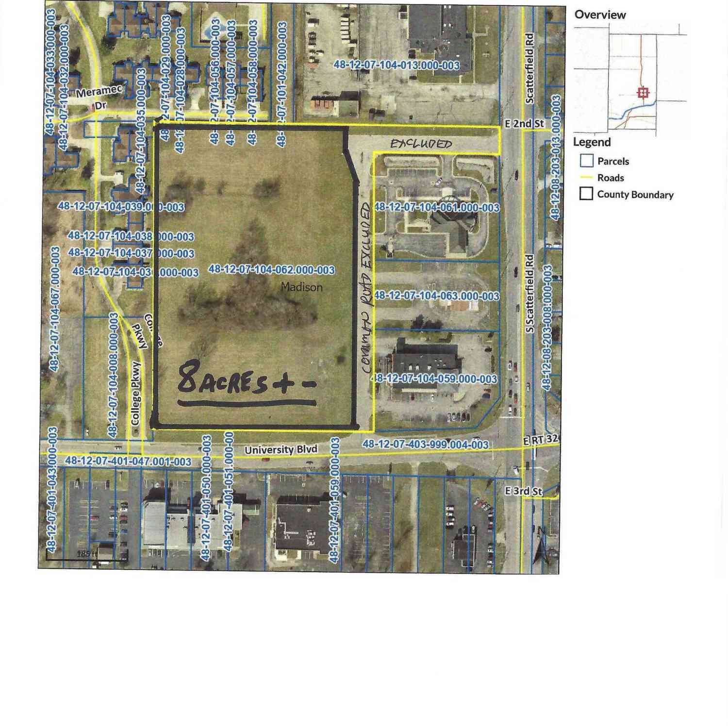 Vacant Land For Sale - University Boulevard<br/> Madison County, Anderson, IN 46012