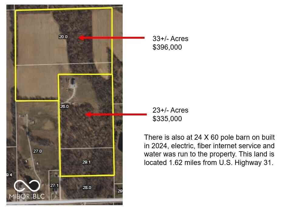 Vacant Land For Sale - 12614 E County Road 1000<br/> Jackson County, Seymour, IN 47274