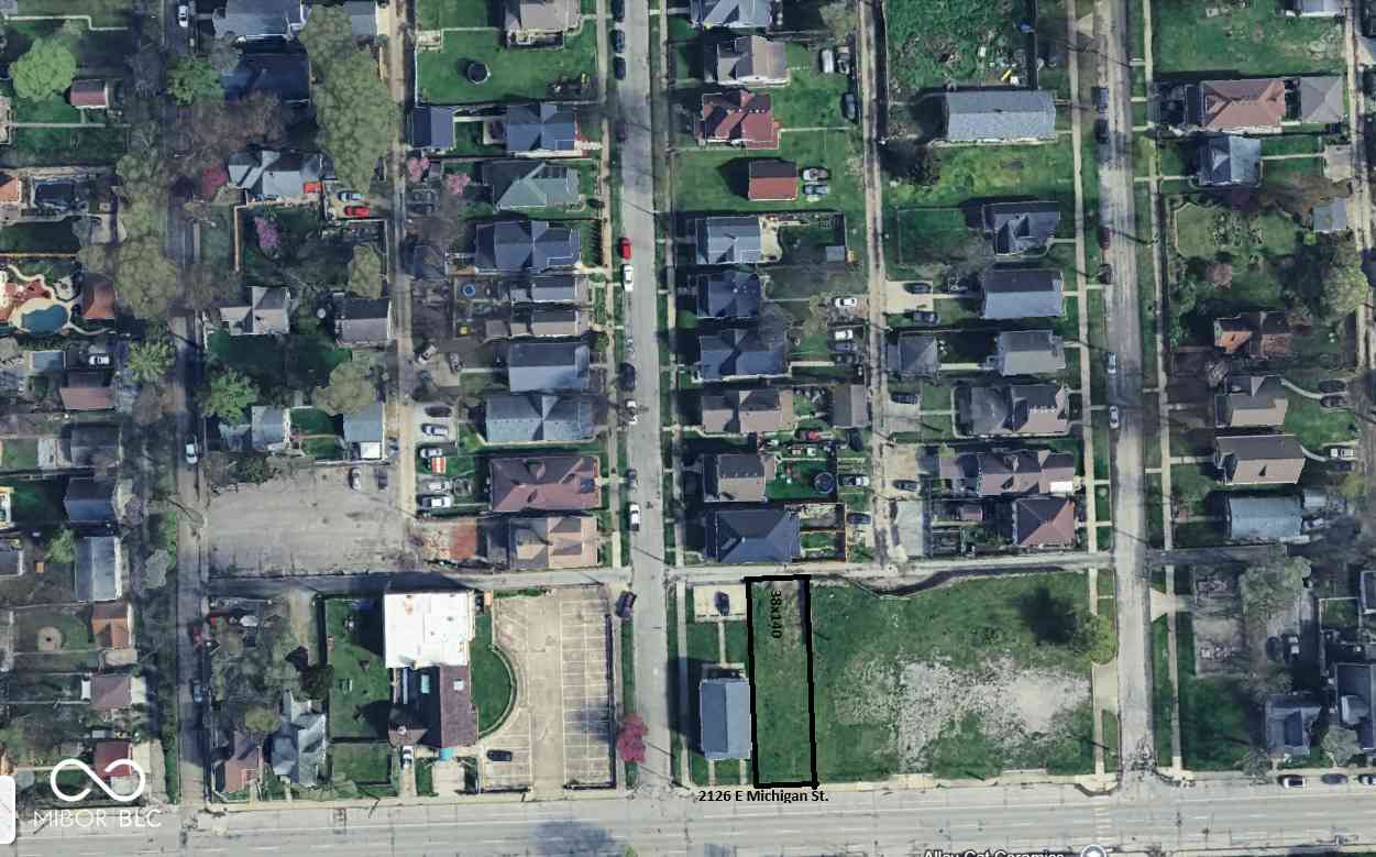 Vacant Land For Sale - 2126 E Michigan Street<br/> Marion County, Indianapolis, IN 46201