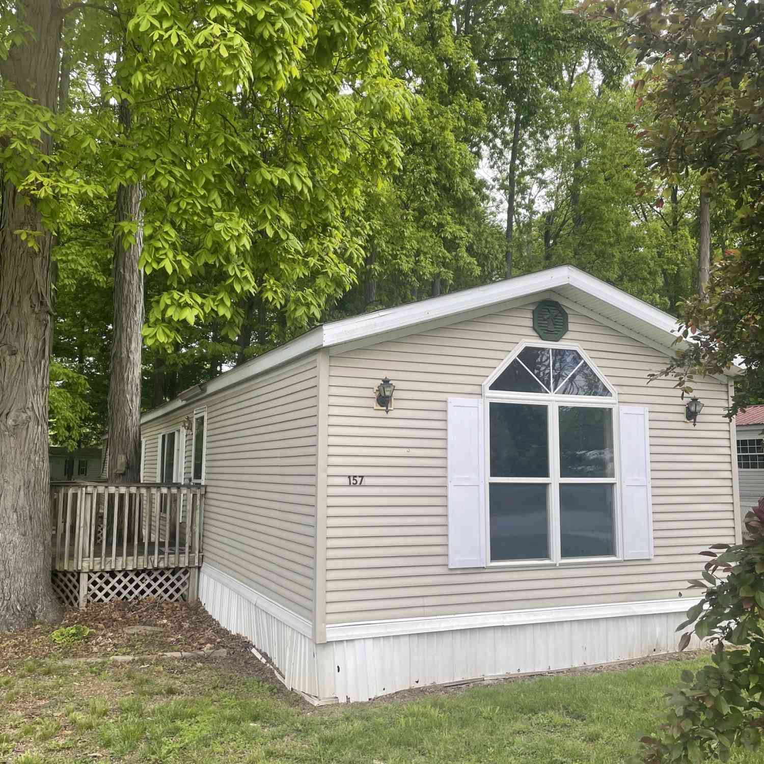 Mobile Home For Sale - 157 Lazy River Road<br/> Putnam County, Cloverdale, IN 46120