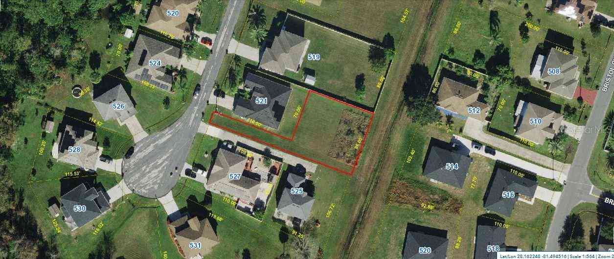 Vacant Land For Sale - 523 Elbridge Place<br/> Osceola County, POINCIANA, FL 34758