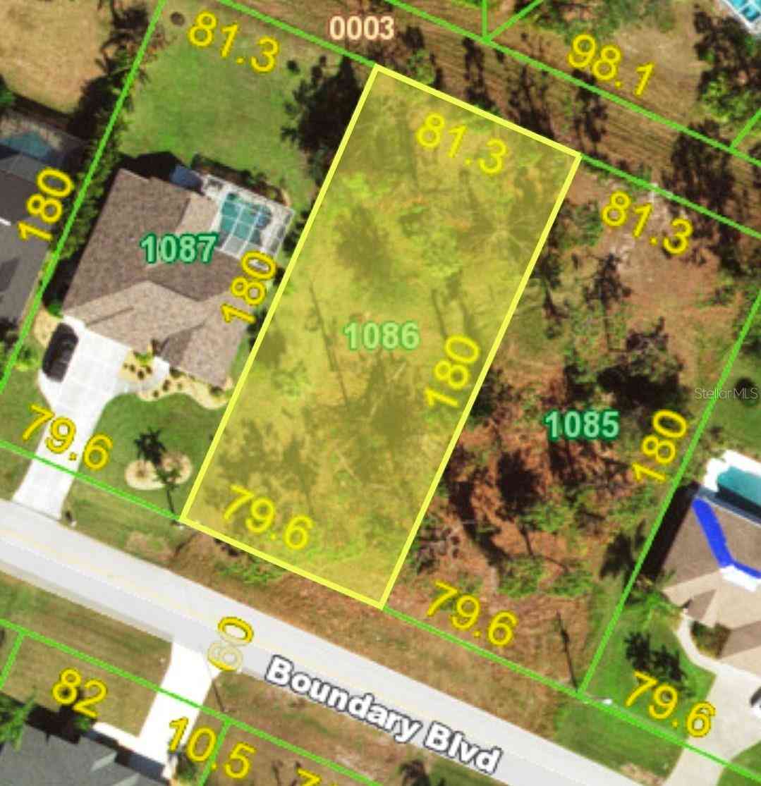 Vacant Land For Sale - 643 Boundary Boulevard<br/> Rotonda, FL 33947