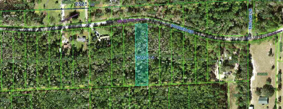 Vacant Land For Sale - Poyner Road<br/> POLK CITY, FL 33868