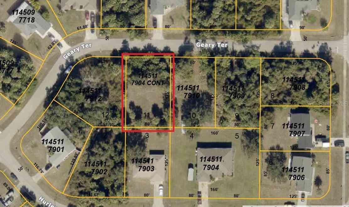 Vacant Land For Sale - LOT 11 Geary Terrace<br/> NORTH PORT, FL 34288