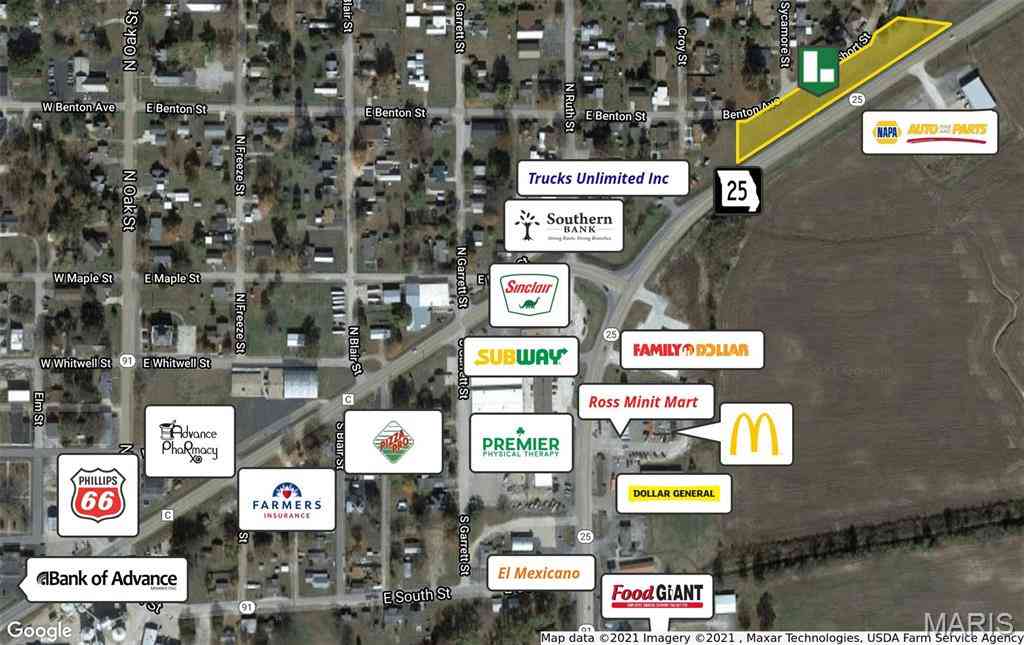 Vacant Land For Sale - 33627 State Highway 25<br/> Advance, MO 63730