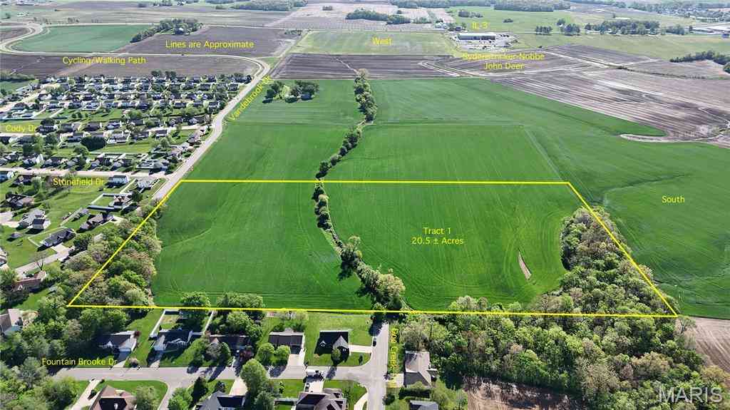 Vacant Land For Sale - 000 Vandebrook Drive<br/> Monroe County, Waterloo, IL 62298