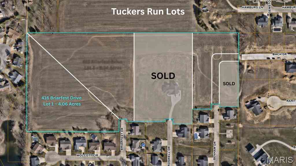 Vacant Land For Sale - 416 Briarfest Drive<br/> Saint Clair County, Millstadt, IL 62260