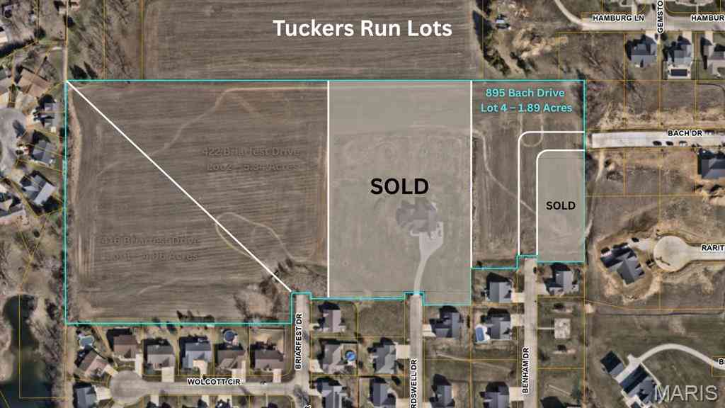 Vacant Land For Sale - 895 Bach Drive<br/> Millstadt, IL 62260