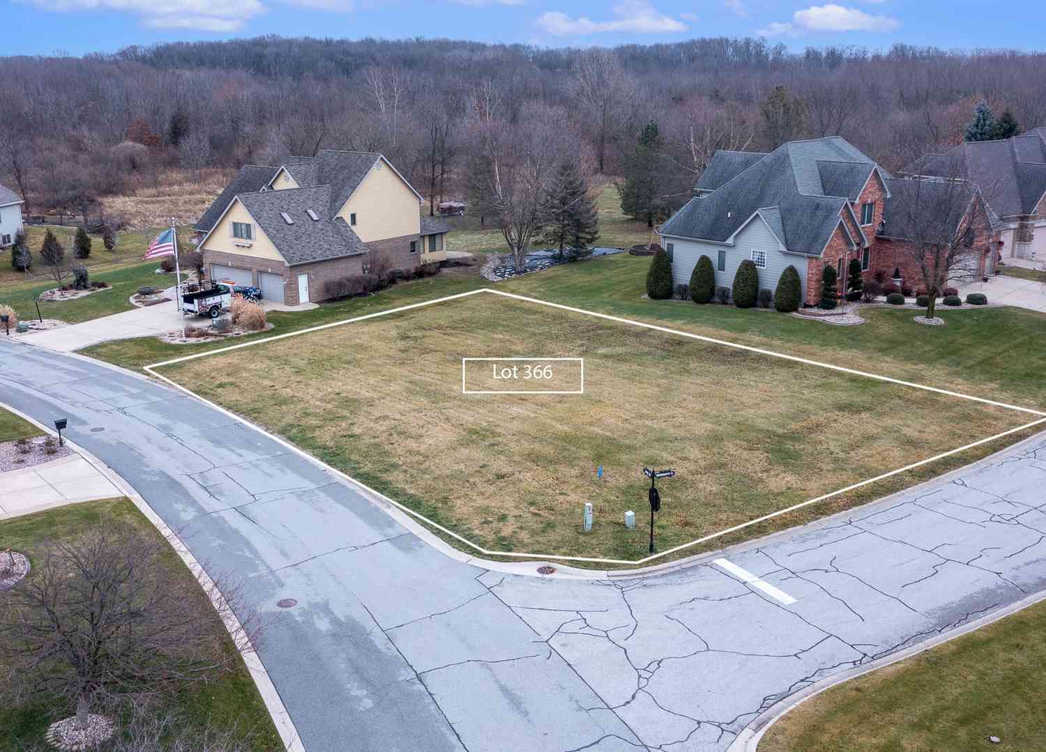 Vacant Land For Sale - 8703 Bridgewater Court<br/> Winfield, IN 46307