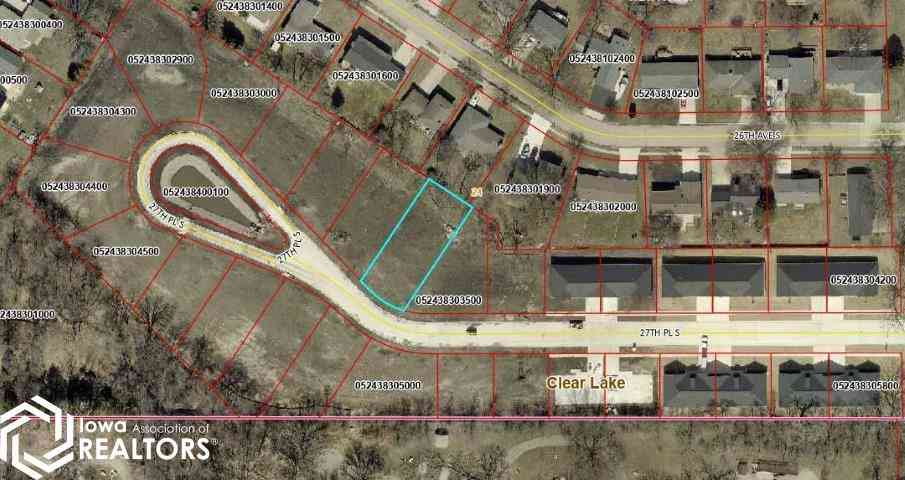 Vacant Land For Sale - 306 27th Pl S<br/> Clear Lake, IA 50428