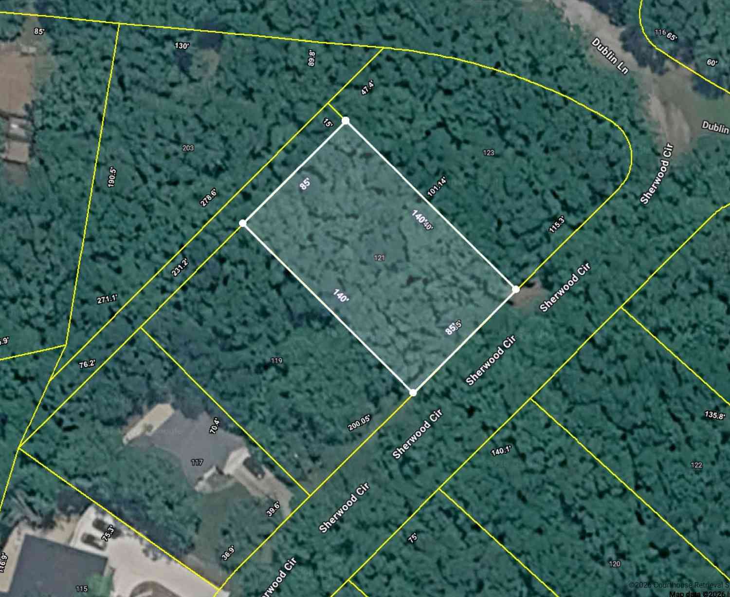 Vacant Land For Sale - 121 Sherwood Cir<br/> Crossville, TN 38558