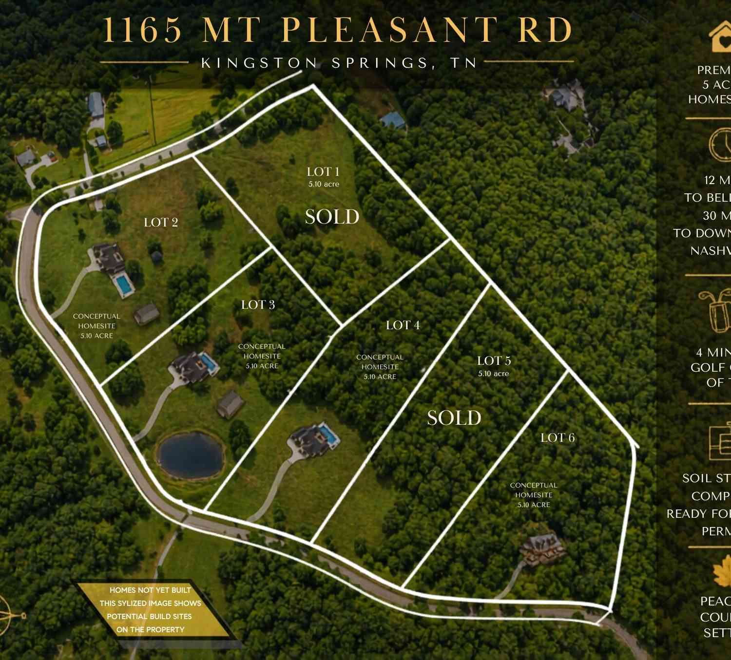 Vacant Land For Sale - 1165 Mount Pleasant Rd<br/> Kingston Springs, TN 37082