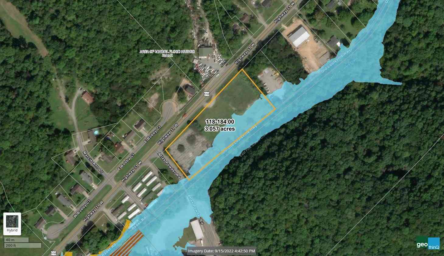 Vacant Land For Sale - 1381 Louisville Hwy<br/> Sumner County County, Goodlettsville, TN 37072